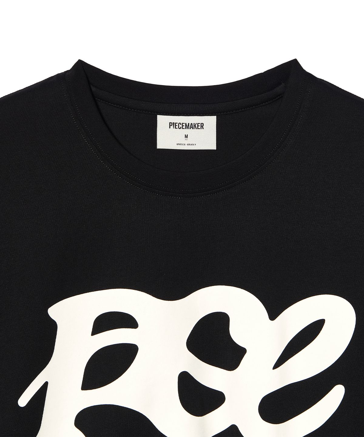 피스메이커(PIECE MAKER) PCE WAVE BIG LOGO TEE (BLACK)