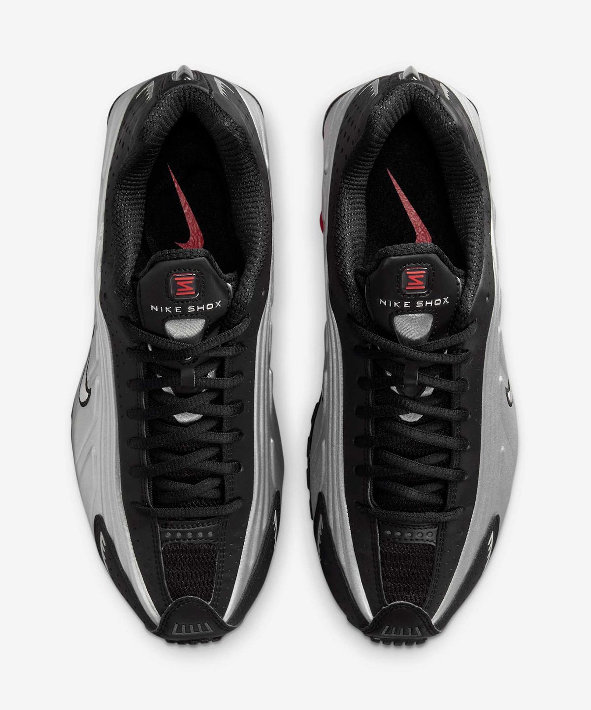나이키(NIKE) 샥스 R4 W - 블랙:라이트 크림슨:메탈릭 실버 / AR3565-011
