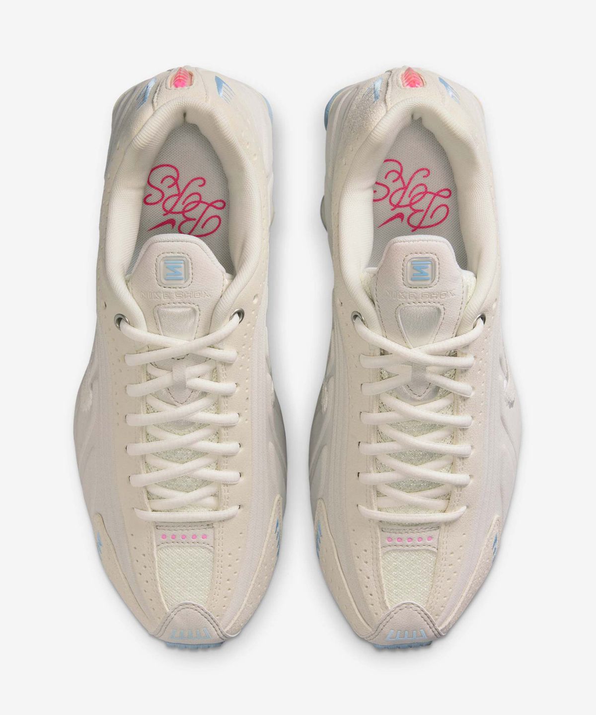 나이키(NIKE) 샥스 R4 SE W - 페일 아이보리:라이트 오어우드 브라운:셀러스틴 블루:세일 / IH3572-110