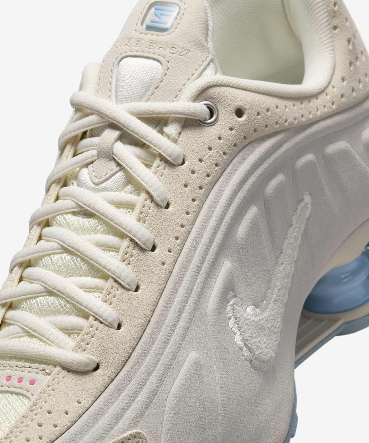 나이키(NIKE) 샥스 R4 SE W - 페일 아이보리:라이트 오어우드 브라운:셀러스틴 블루:세일 / IH3572-110