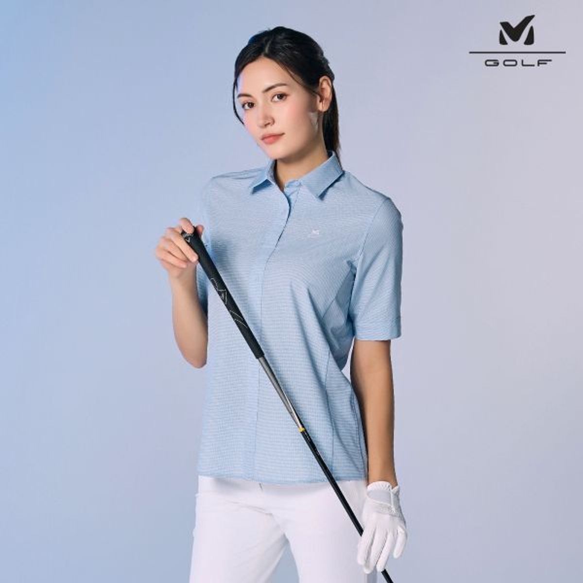 밀레골프(MILLET GOLF) 링클프리 여성 반팔셔츠 3color