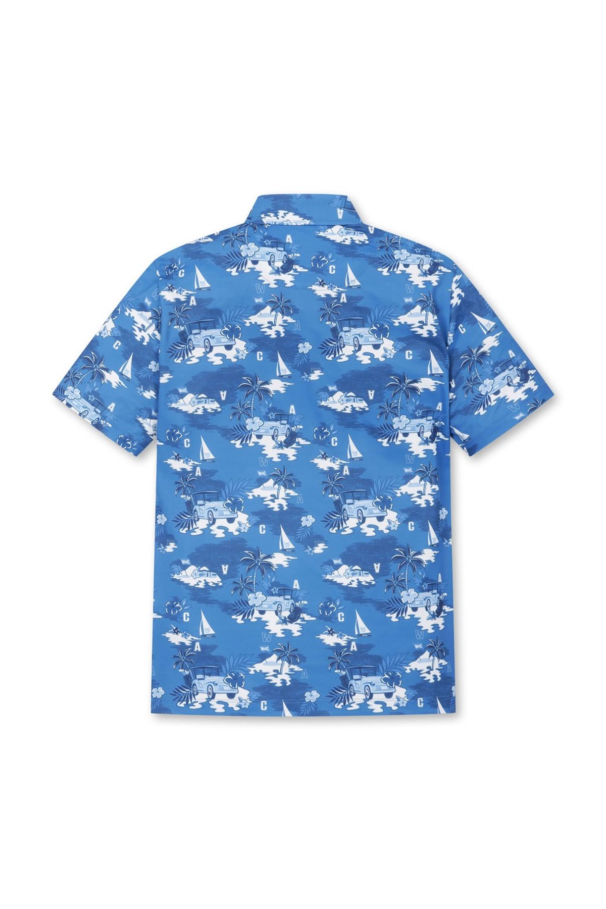 왁(WAAC) Men Patterned SS Polo_WMTCM25301NYX