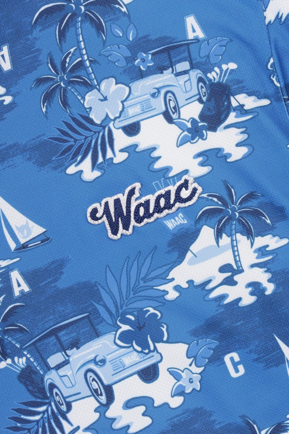 왁(WAAC) Men Patterned SS Polo_WMTCM25301NYX