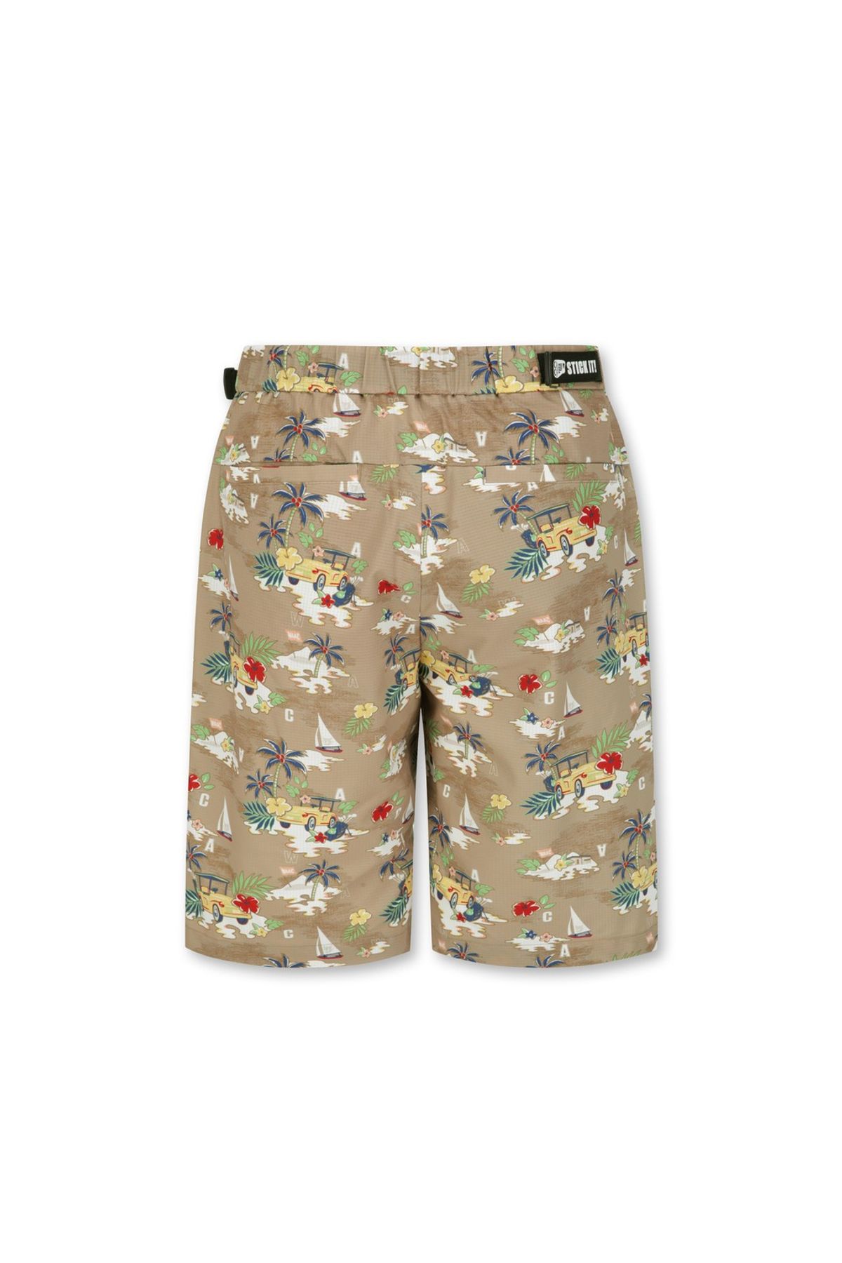 왁(WAAC) Men Patterned Shorts_WMPNM25302BEX