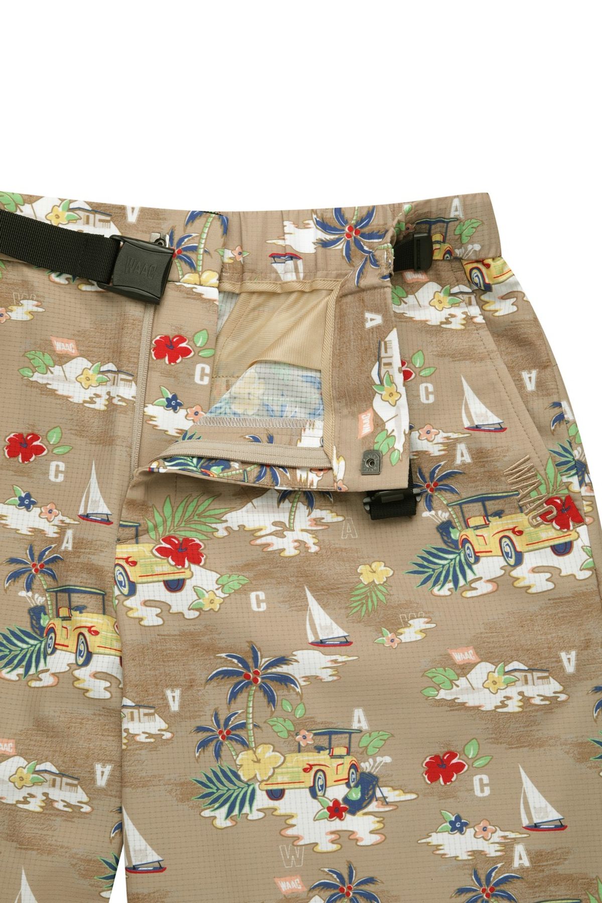 왁(WAAC) Men Patterned Shorts_WMPNM25302BEX