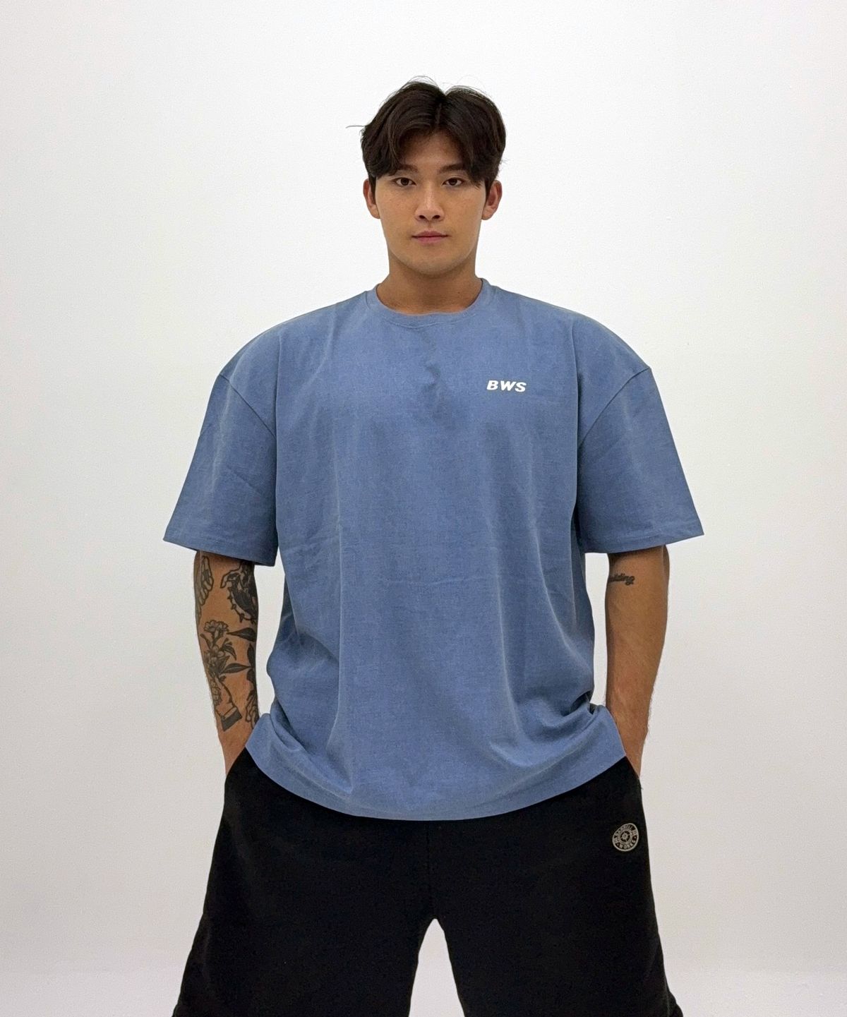 바벨웍스(BARBELLWORKS) 헤비웨이트 코튼 피그먼트 오버핏