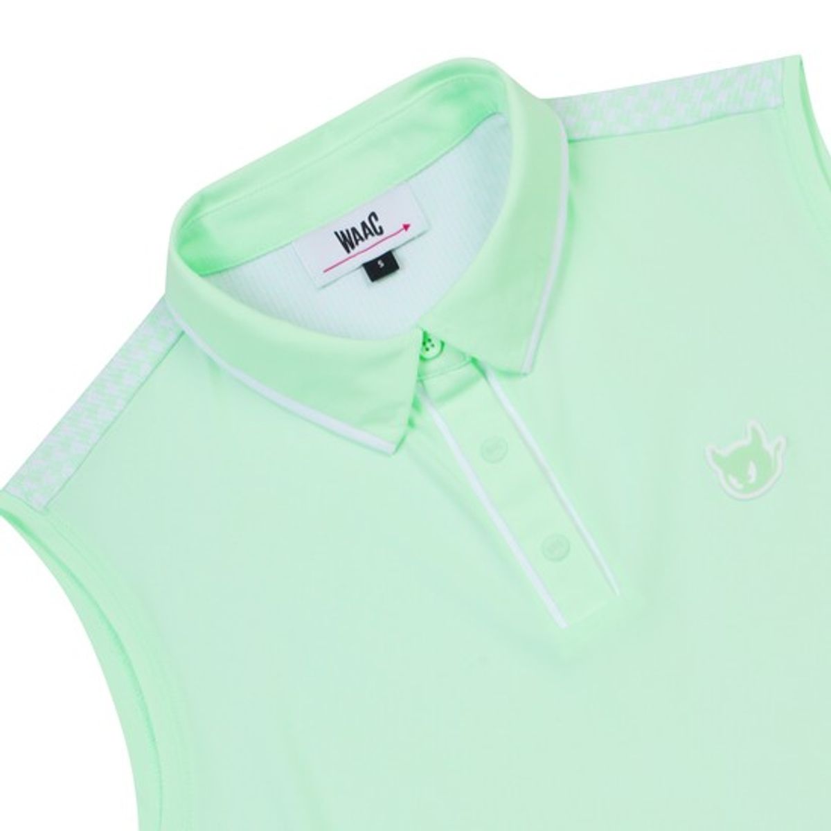 왁(WAAC) Pattern Point Sleeveless Top_WWTCM25210YGX