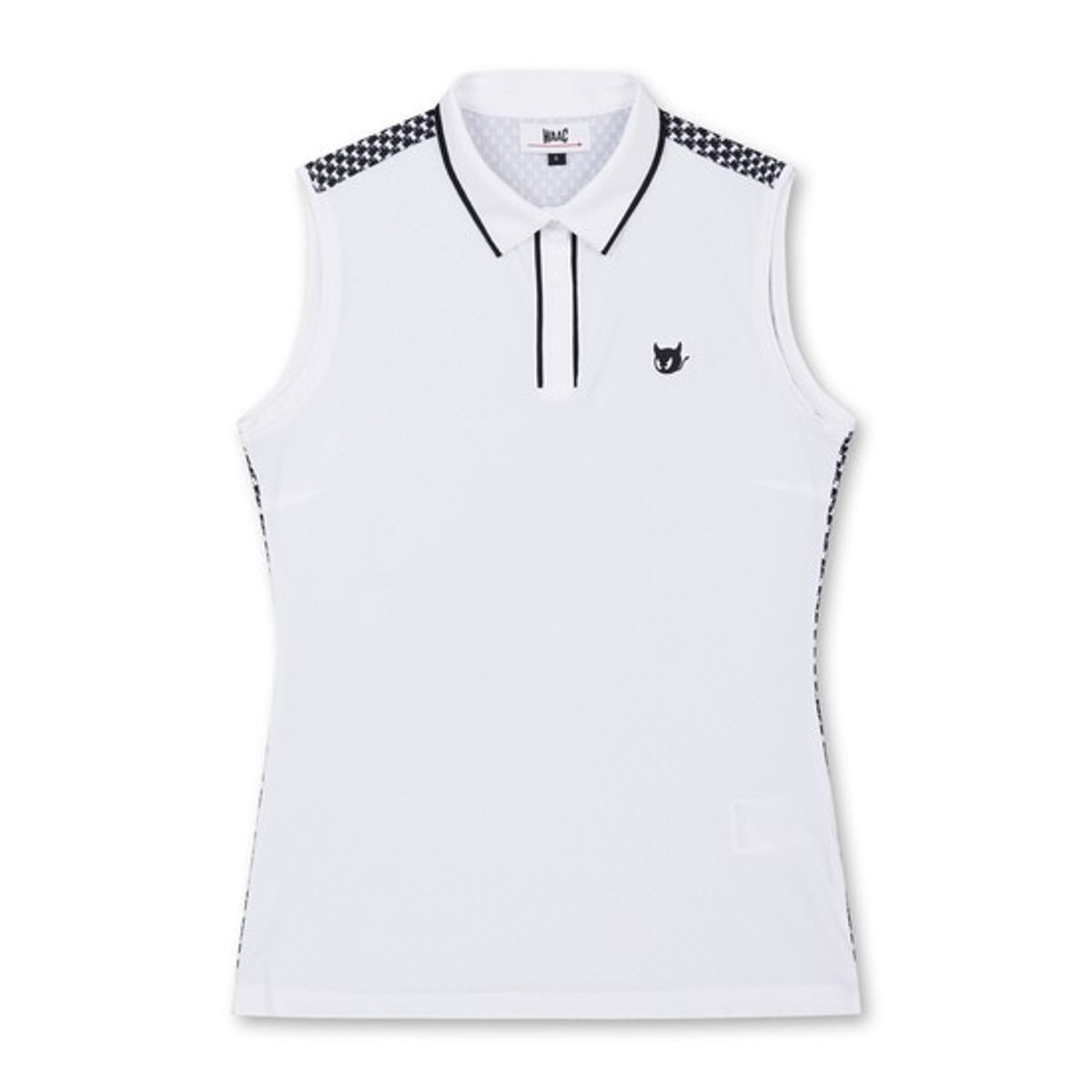 왁(WAAC) Pattern Point Sleeveless Top_WWTCM25210WHX