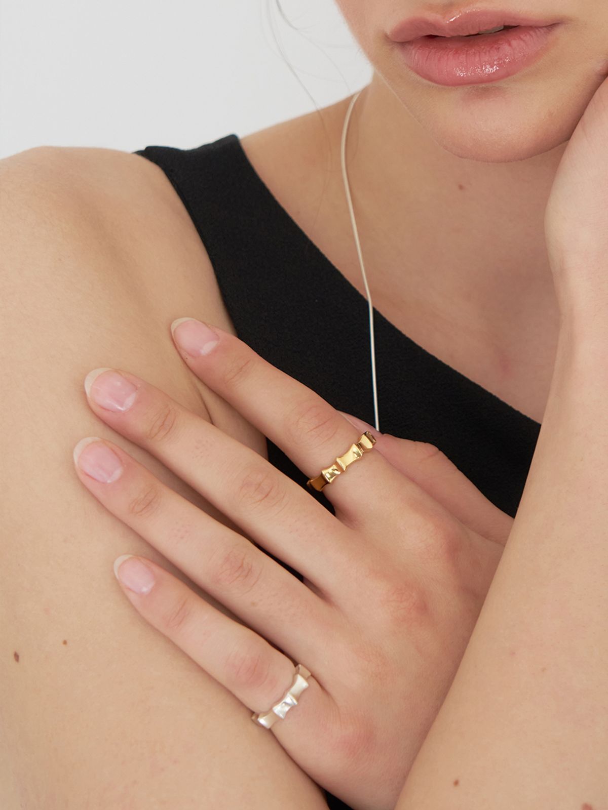 스틸 인스턴트(STILL INSTANT) Amone Wave Ring