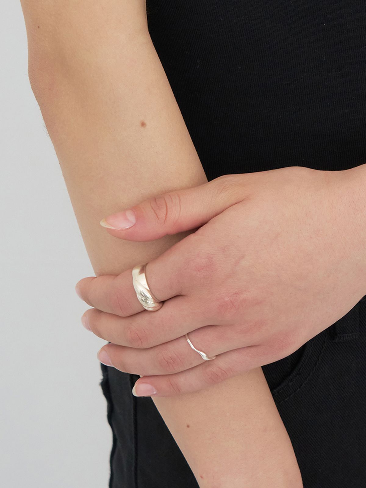 스틸 인스턴트(STILL INSTANT) Ripple Band Ring
