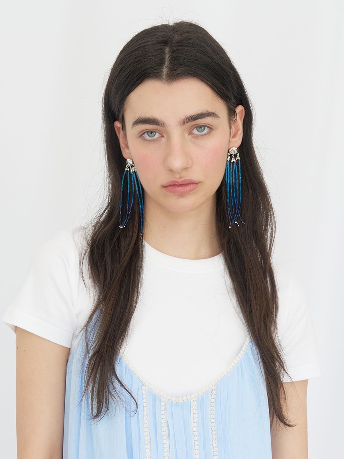 스틸 인스턴트(STILL INSTANT) Aqua Shell Drop Earring