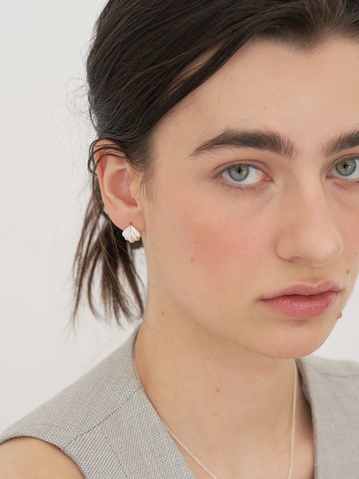 스틸 인스턴트(STILL INSTANT) Shell Flow Earring