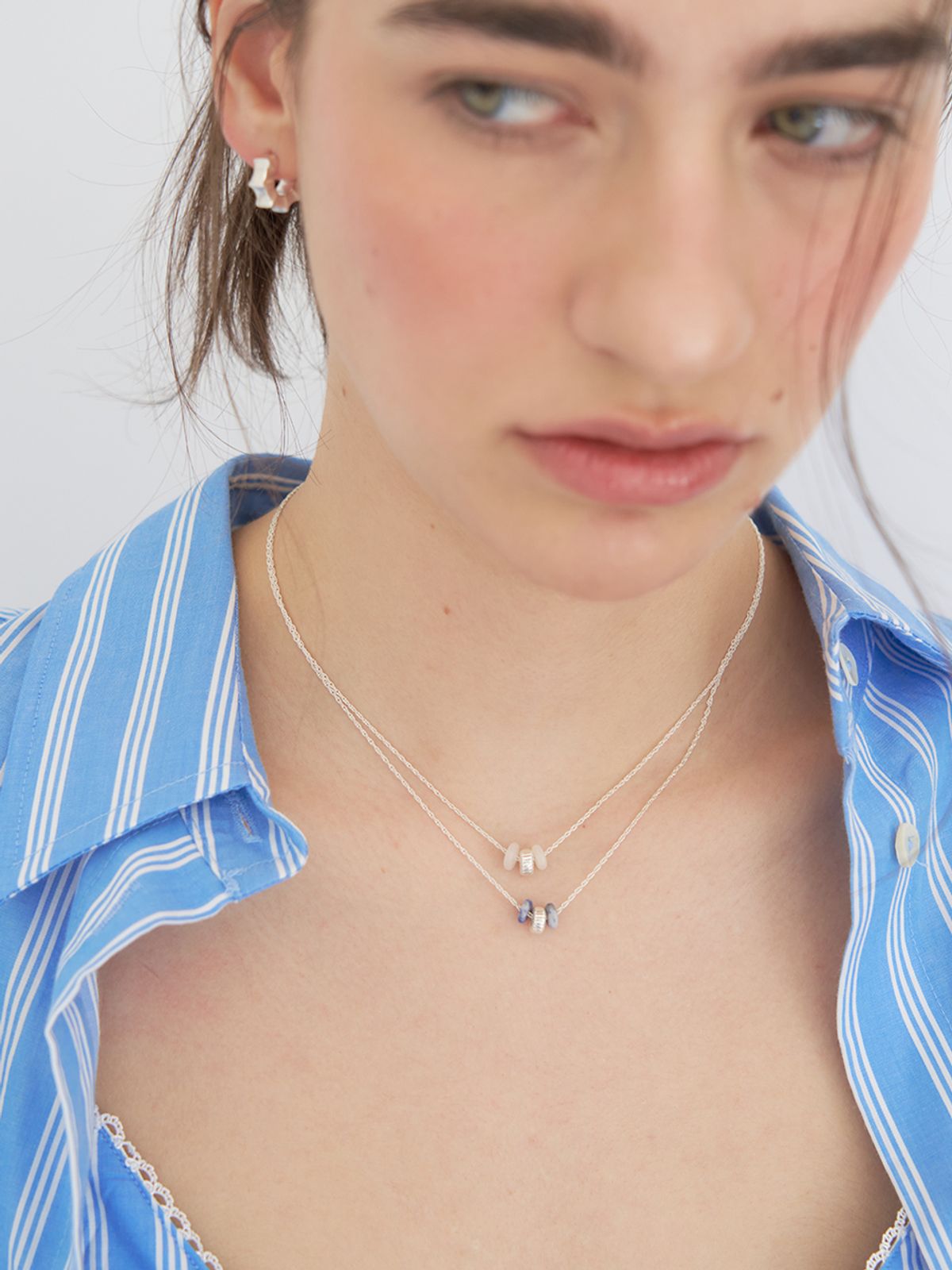 스틸 인스턴트(STILL INSTANT) Triple Tide Necklace