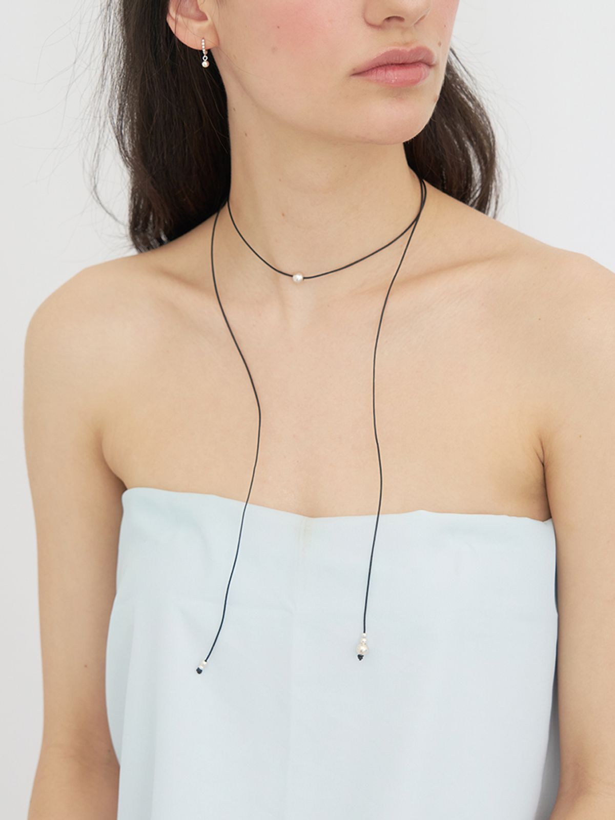 스틸 인스턴트(STILL INSTANT) Sea Bubble Leather Necklace