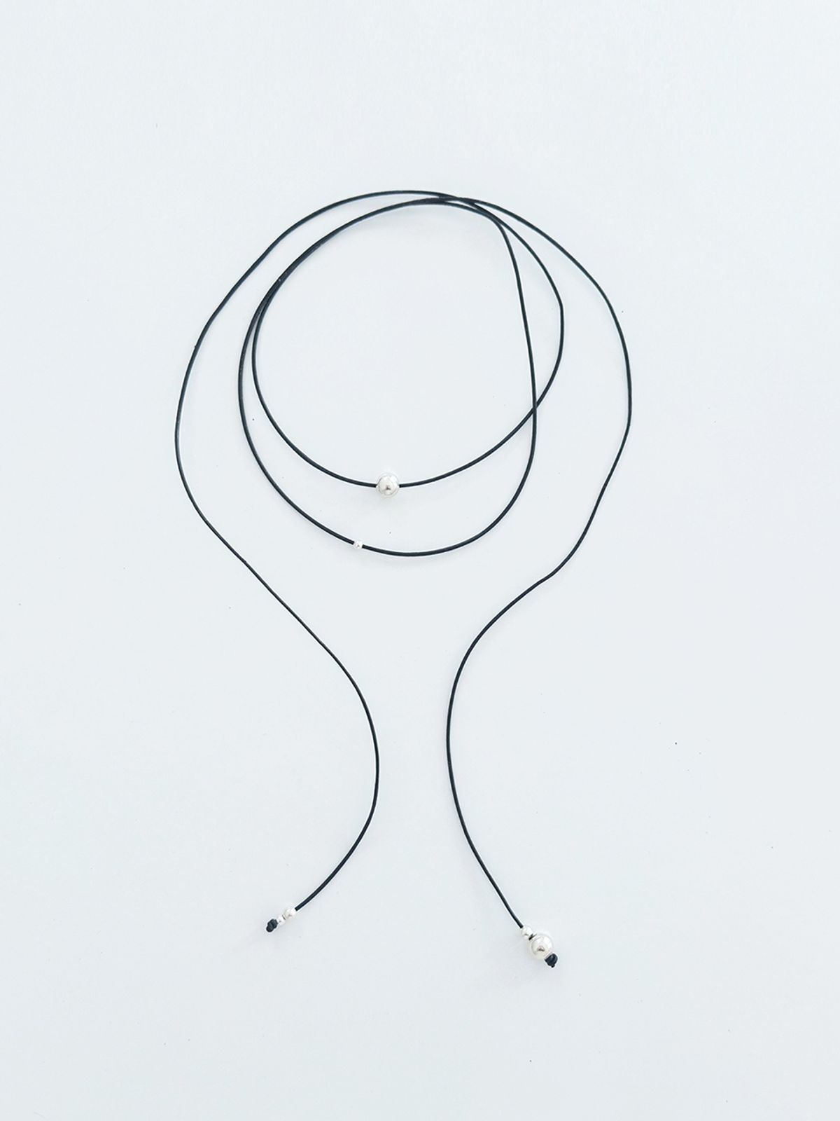 스틸 인스턴트(STILL INSTANT) Sea Bubble Leather Necklace