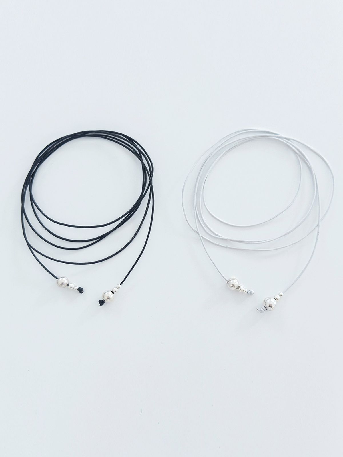 스틸 인스턴트(STILL INSTANT) Sea Bubble Leather Necklace