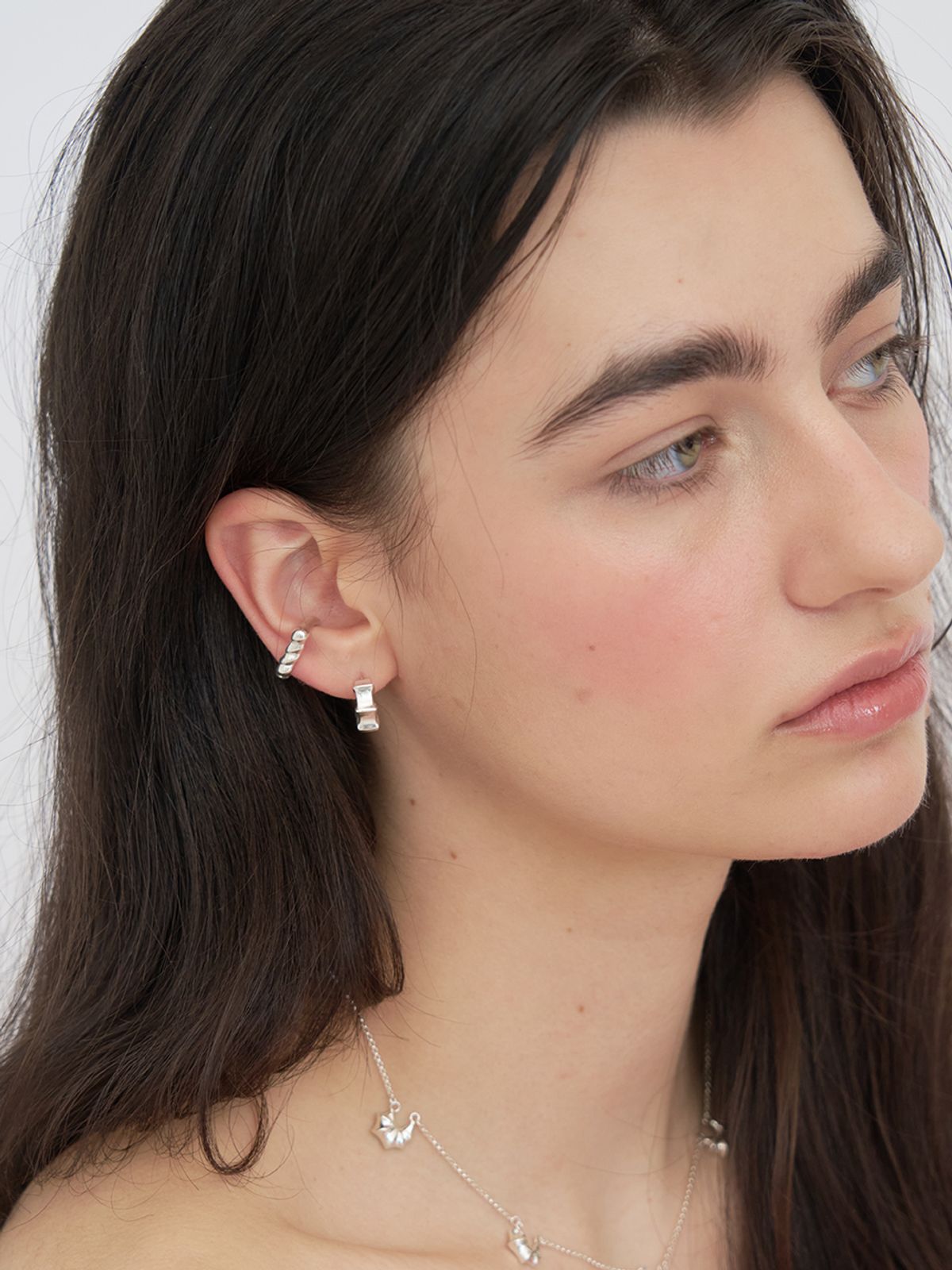 스틸 인스턴트(STILL INSTANT) Ripple Loop Ear Cuff