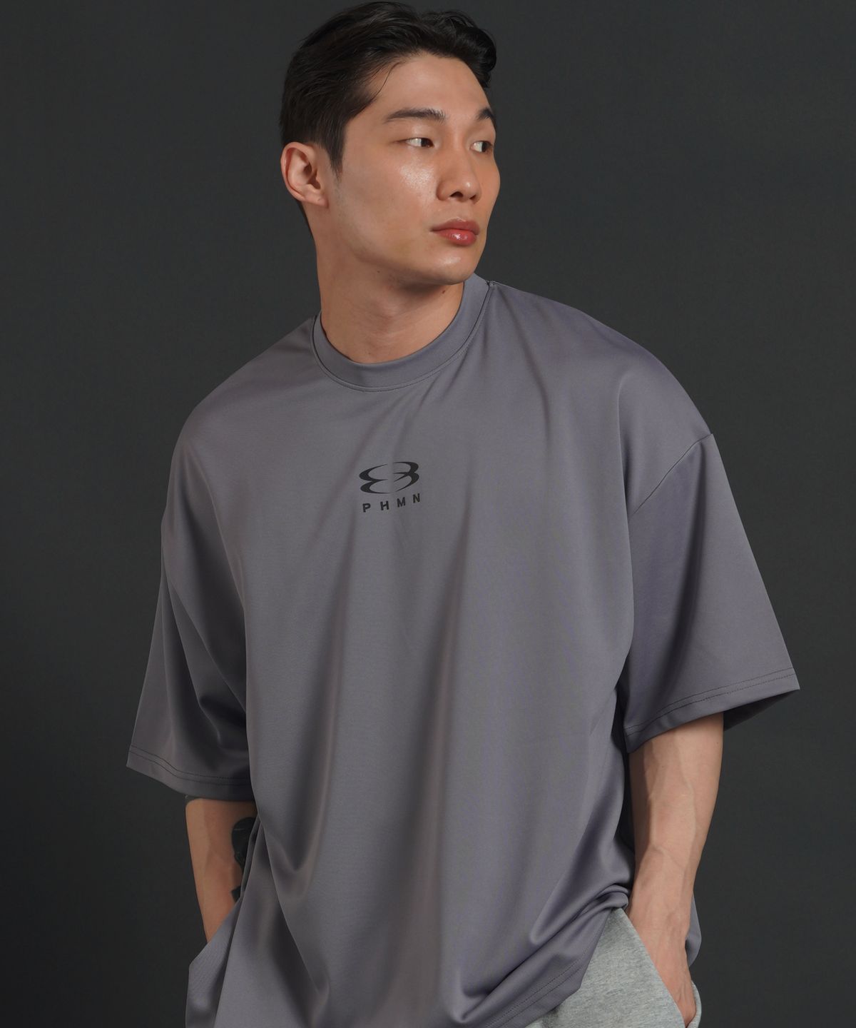 페르메논(PHERMENON) [2PACK] 슈퍼 오버핏 에어 로고 숏 슬리브 (3COLOR)