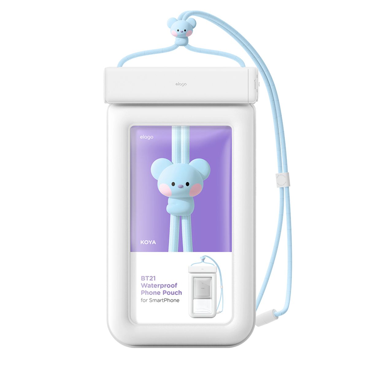 엘라고(ELAGO) BT21 미니니 4중 잠금 스마트폰 방수팩