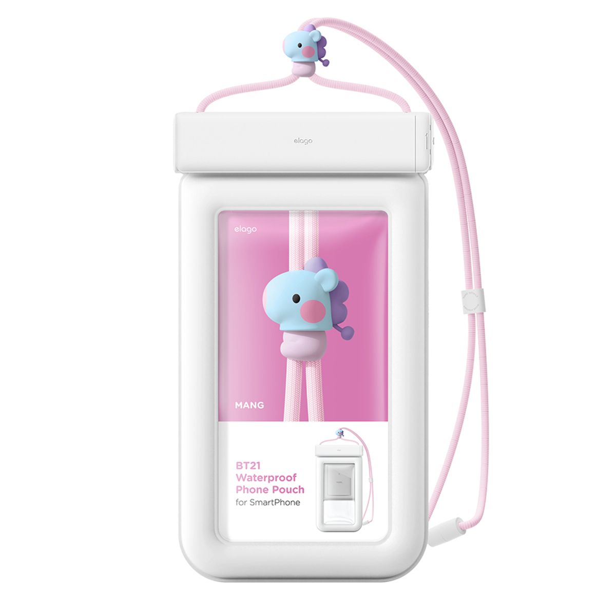 엘라고(ELAGO) BT21 미니니 4중 잠금 스마트폰 방수팩