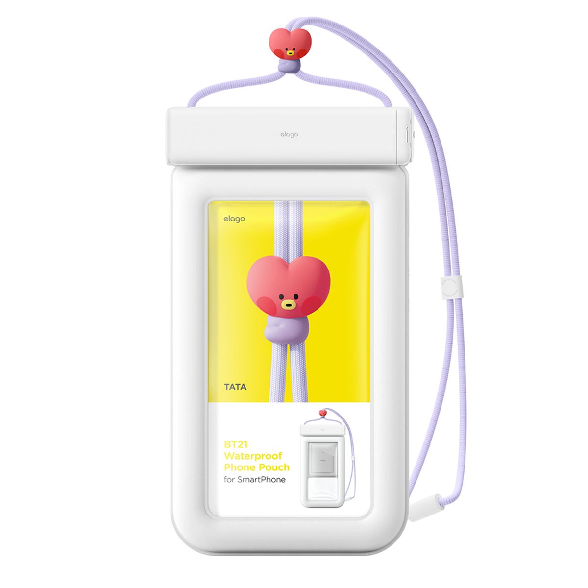 엘라고(ELAGO) BT21 미니니 4중 잠금 스마트폰 방수팩