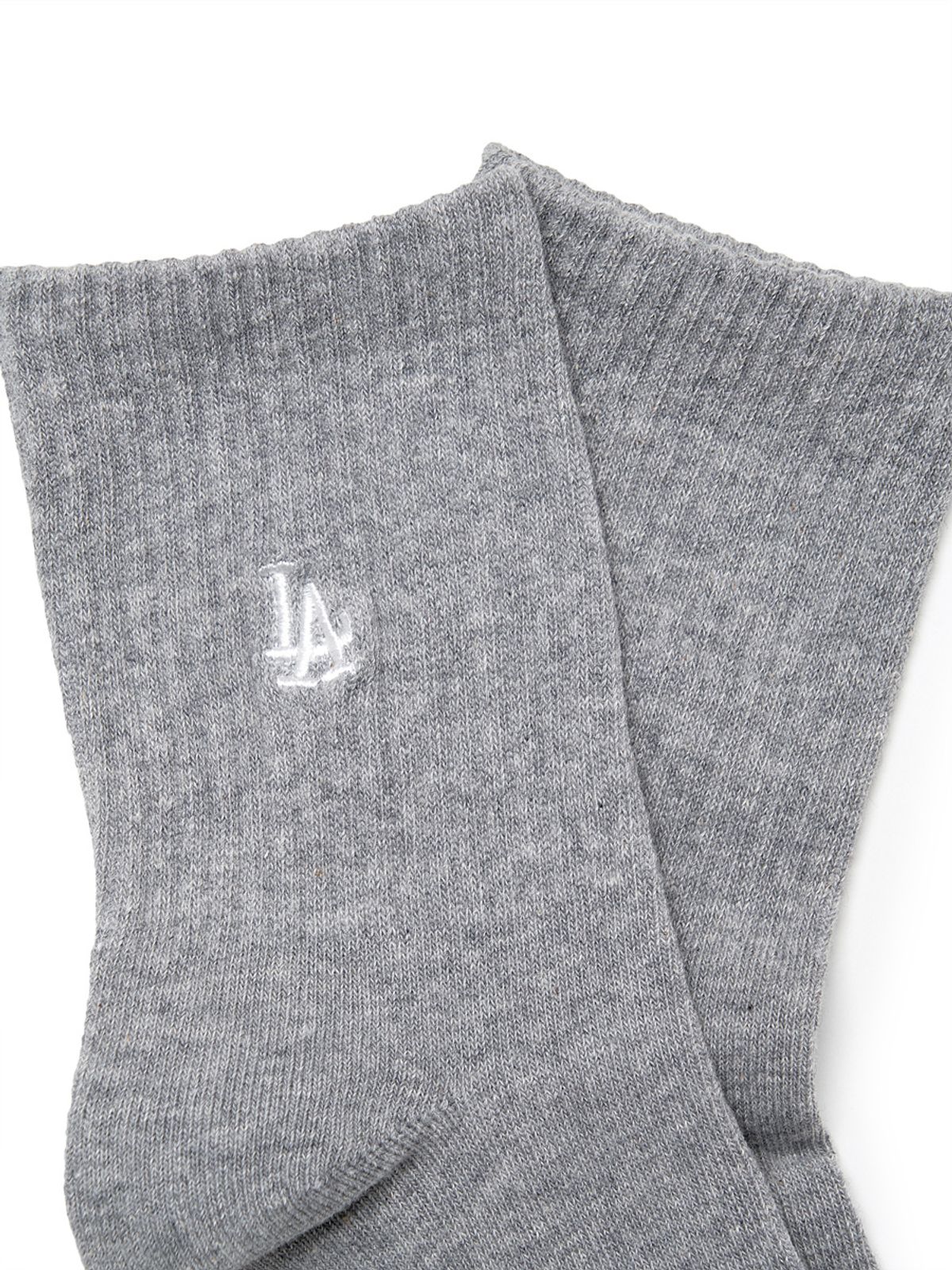 엠엘비(MLB) 스몰로고 자수 중목양말 3족세트 MLB (Melange Grey)