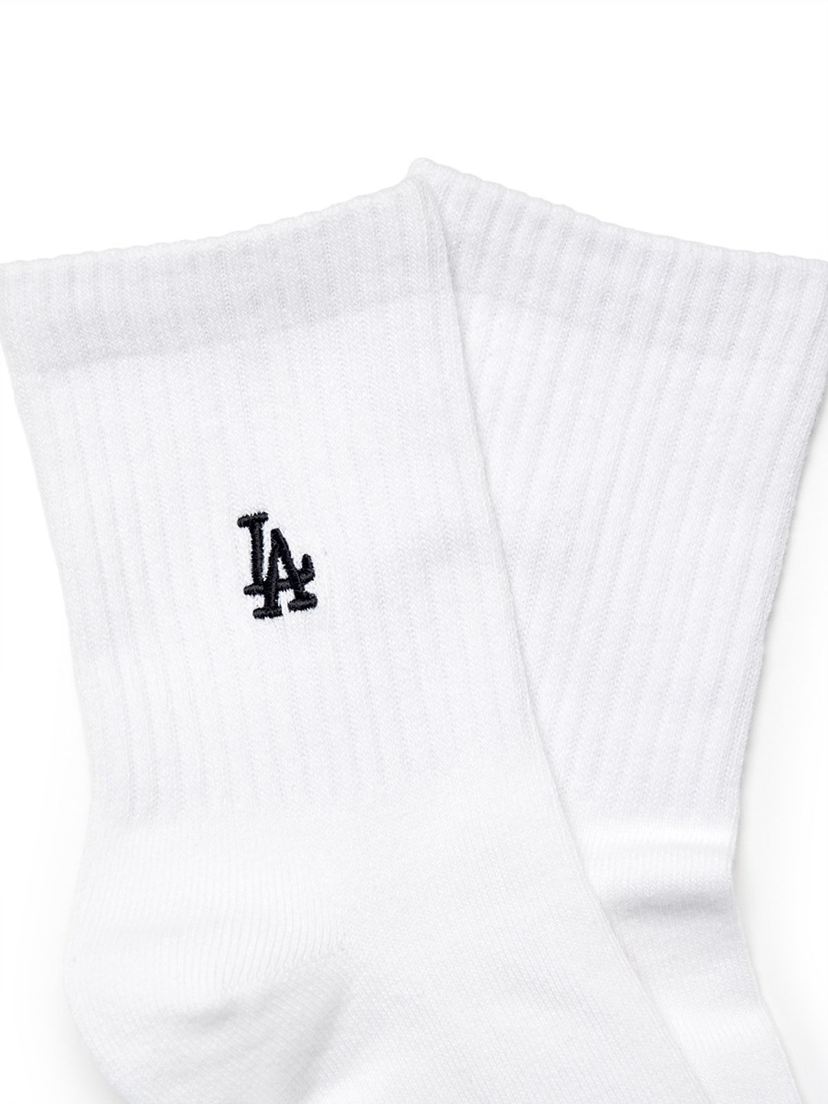 엠엘비(MLB) 스몰로고 자수 중목양말 3족세트 MLB (White)