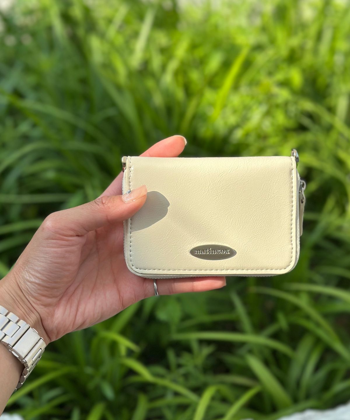 마틴콕스(MATINCOX) Linea Card Wallet - Cream