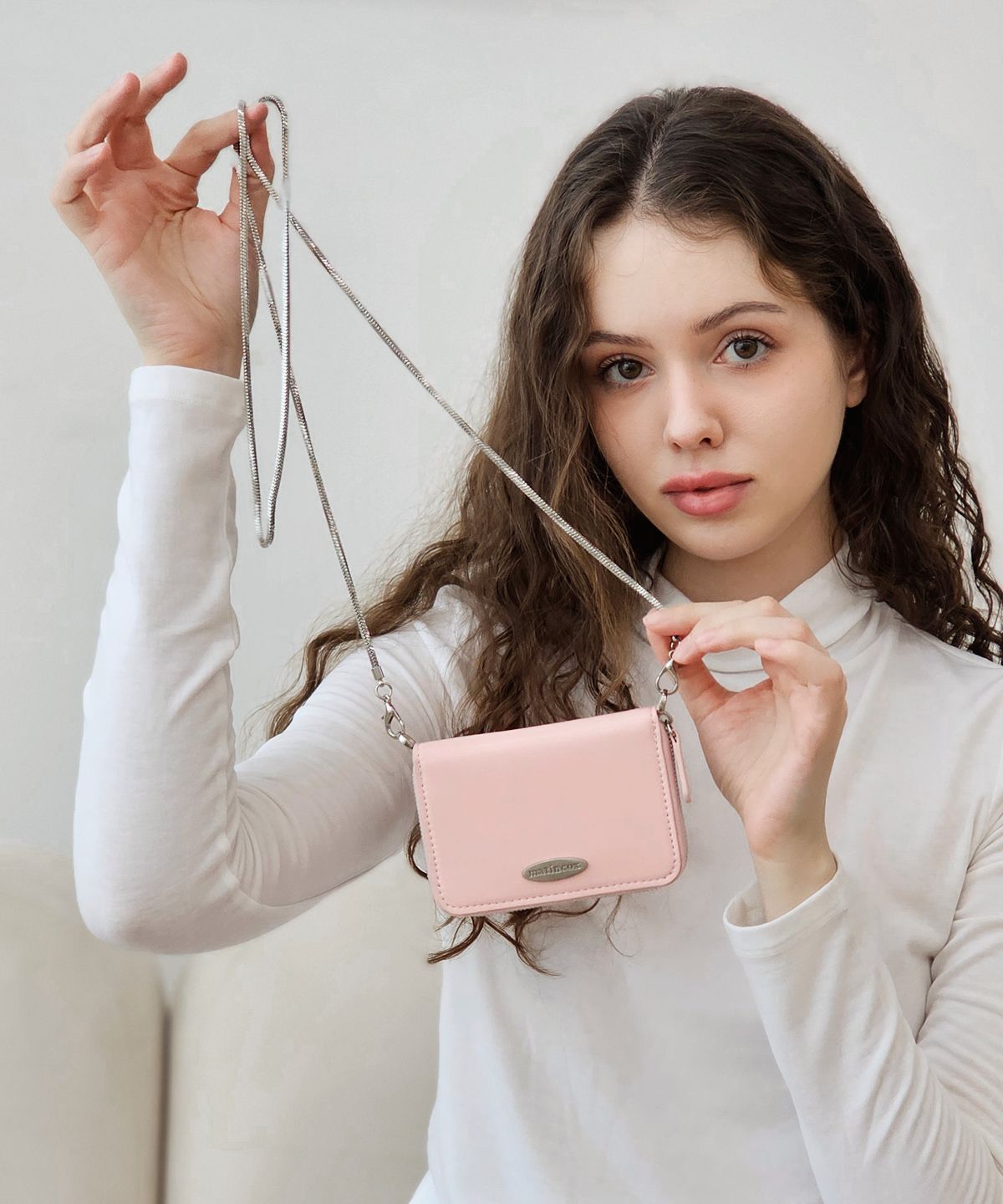마틴콕스(MATINCOX) Linea Card Wallet - Softpink