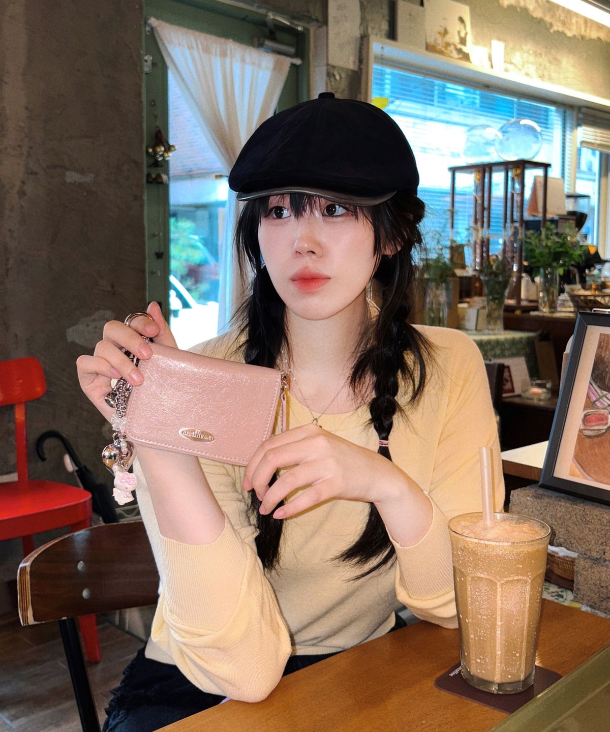 마틴콕스(MATINCOX) Linea Card Wallet - Softpink