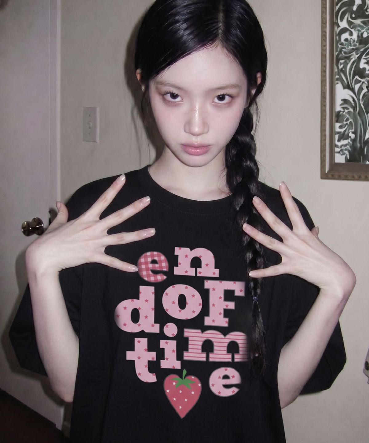 그레이버(GRAVER) [UNISEX]베리 END OF TIME 반팔티_3color