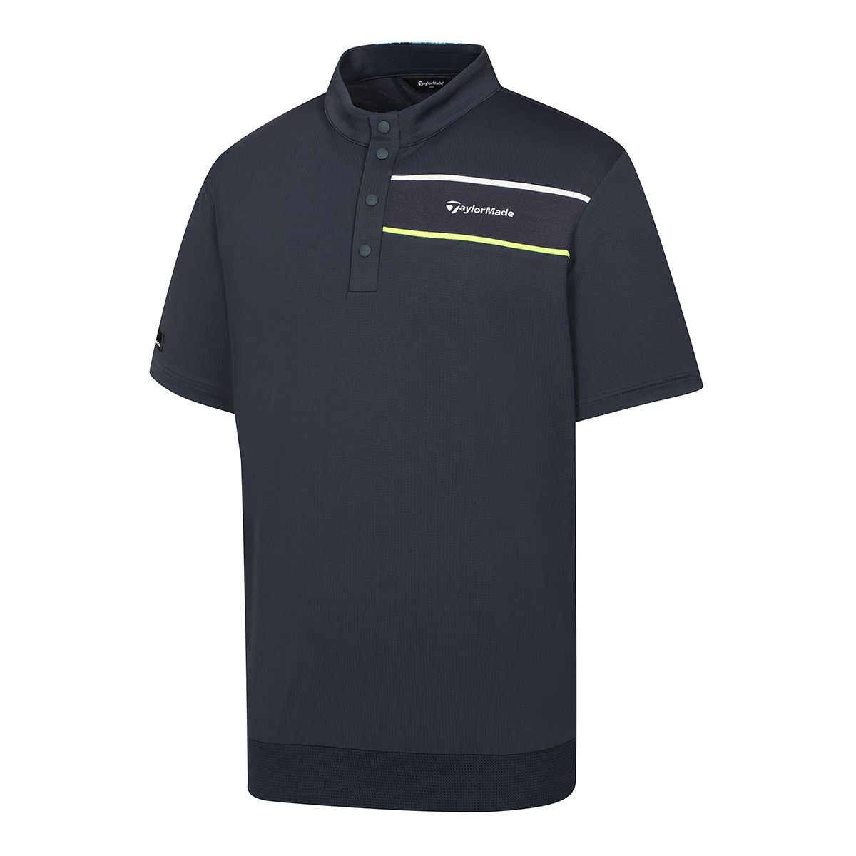 테일러메이드 어패럴(TAYLORMADE APPAREL) 남성 자카드 아노락 반팔 티셔츠 TTO-24HG41-905