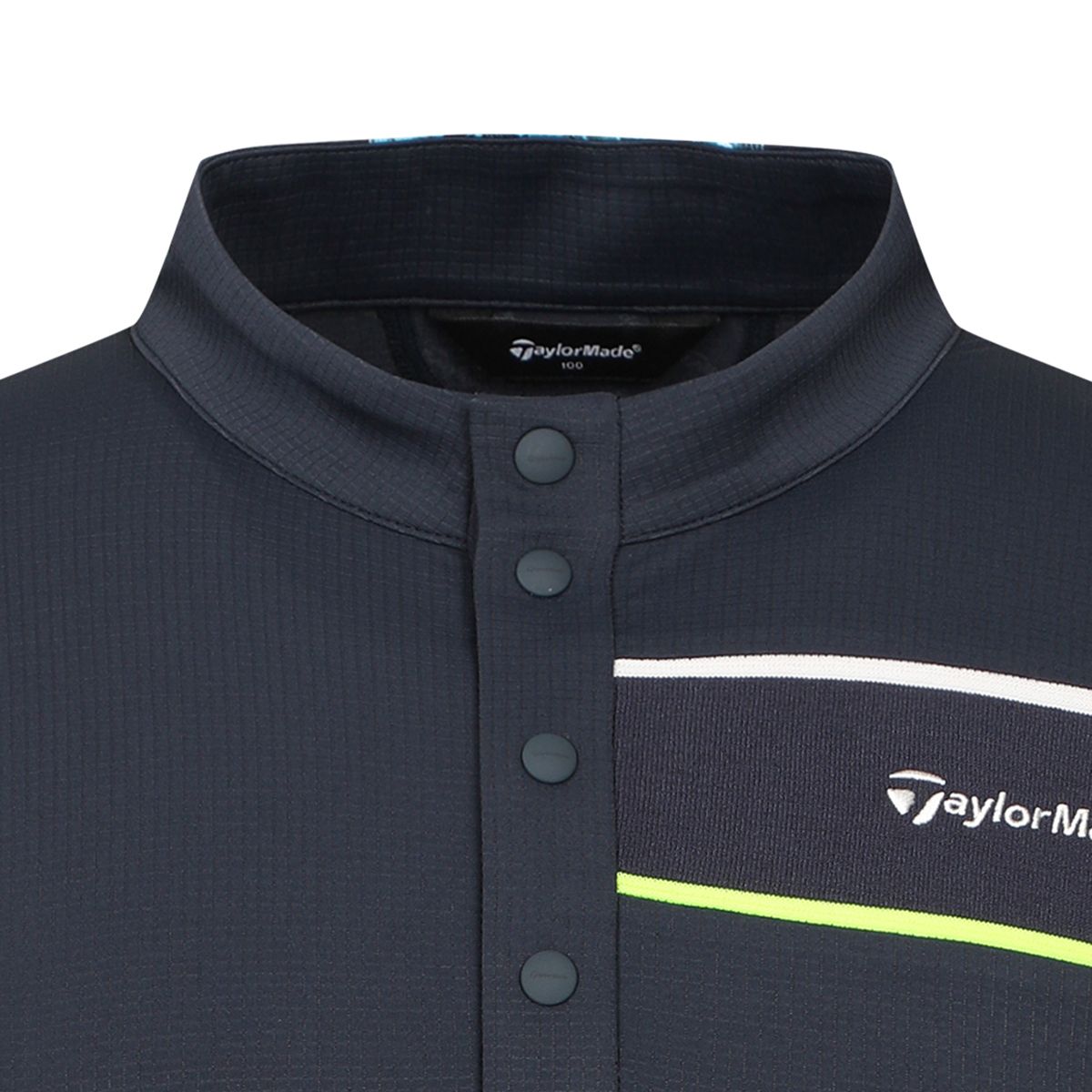 테일러메이드 어패럴(TAYLORMADE APPAREL) 남성 자카드 아노락 반팔 티셔츠 TTO-24HG41-905