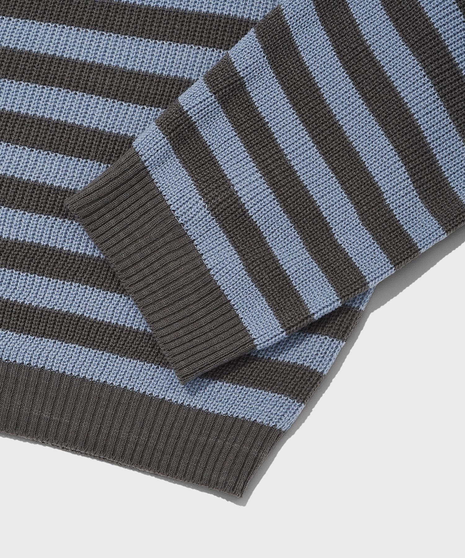 [SAINTPAIN]★25SS★STRIPE SUMMER KNIT ZIPUP MUSINSA | SAINTPAIN SP Stripe Summer Knit Zip-up Blue