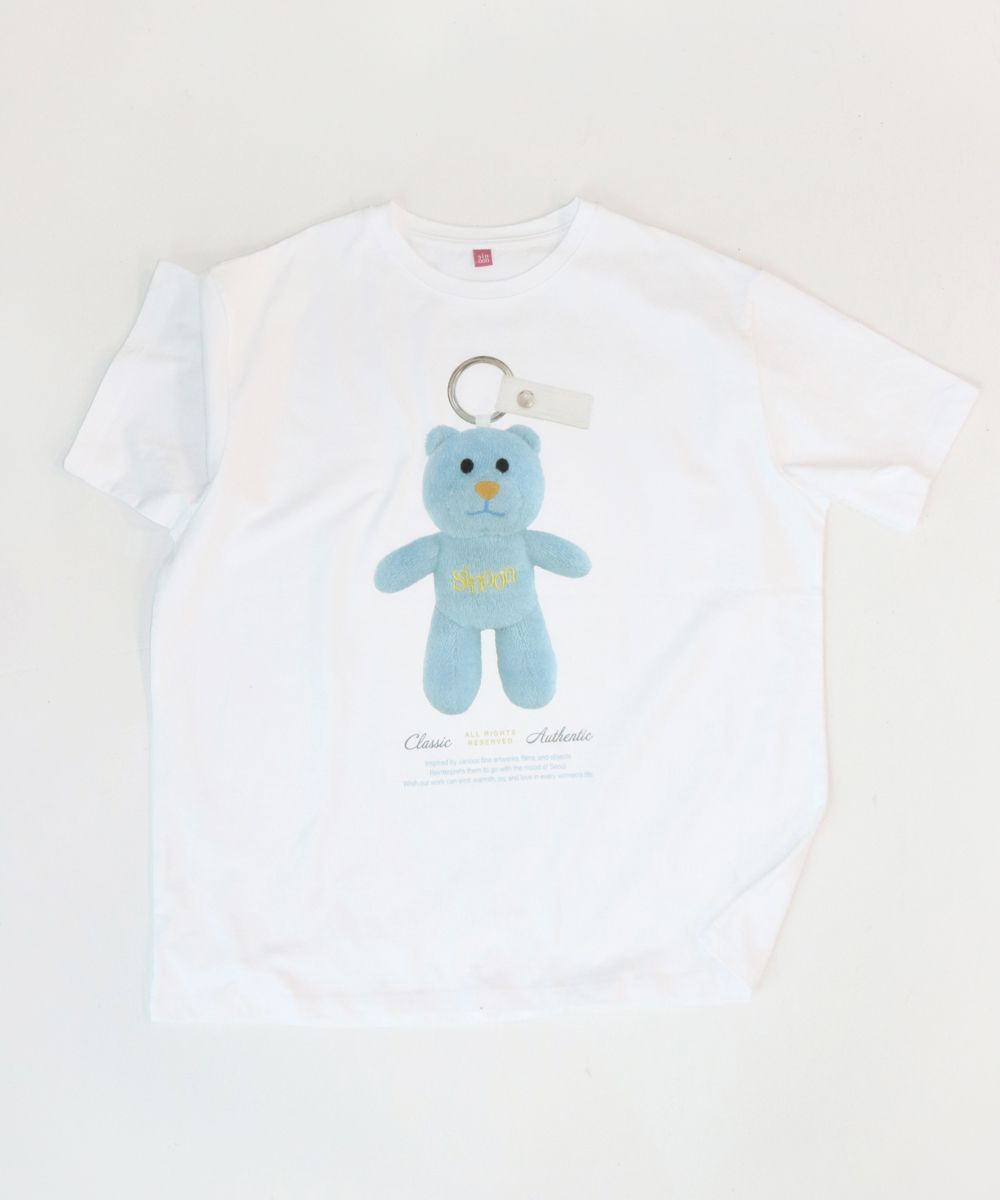 【Sinoon】 NOONI Bear Keyring T-Shirt 4色 MUSINSA | SINOON NOONI Bear Keyring T-Shirt (Caramel Brown)