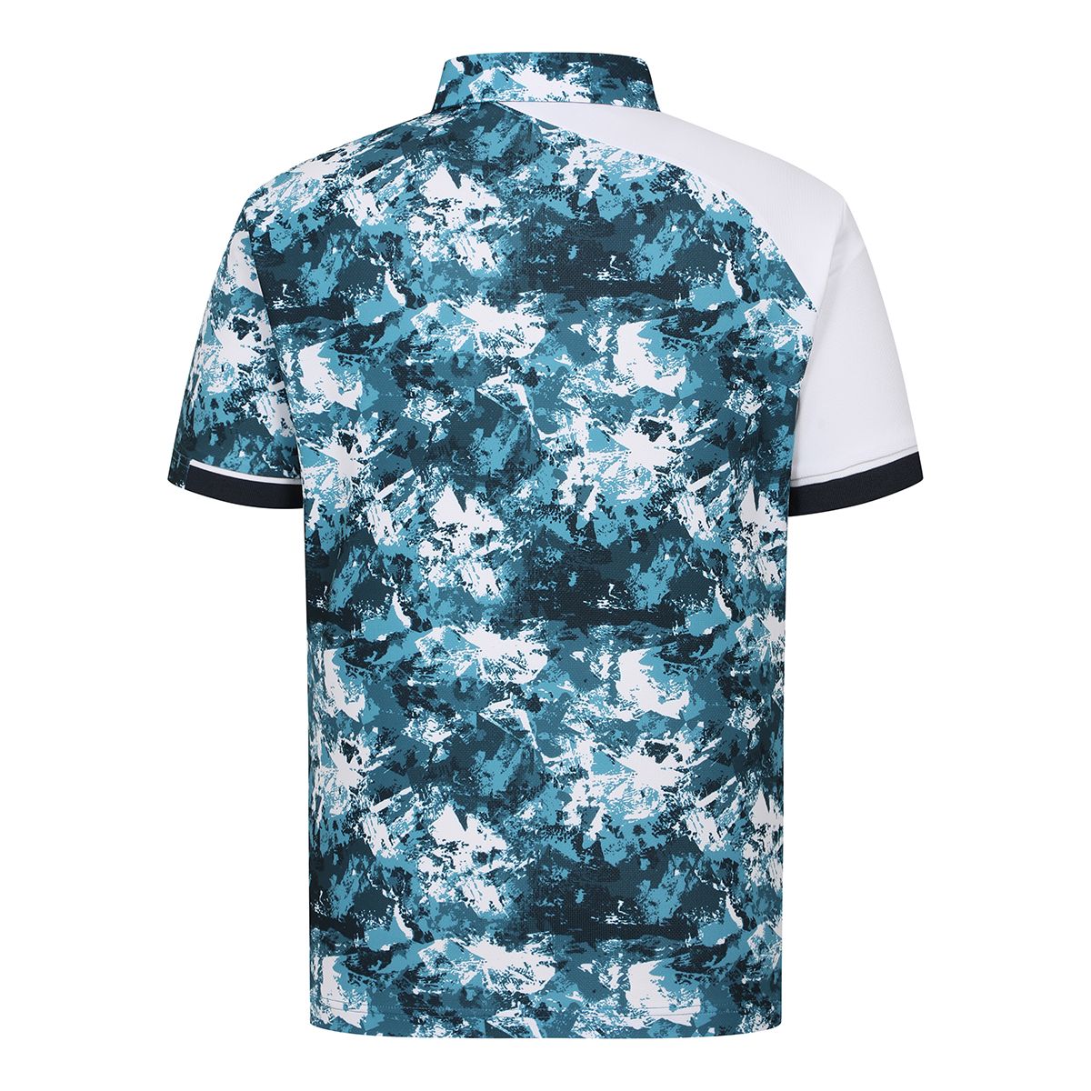 테일러메이드 어패럴(TAYLORMADE APPAREL) 남성 패턴 카라 반팔 티셔츠 T8031TO2443-905