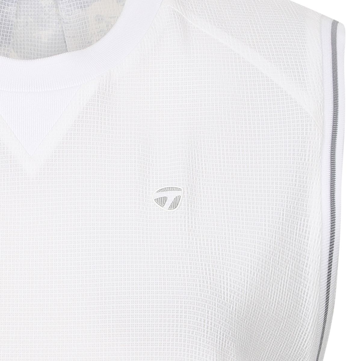 테일러메이드 어패럴(TAYLORMADE APPAREL) 여성 패턴 슬리브리스 티셔츠 TTO-64HG42-100