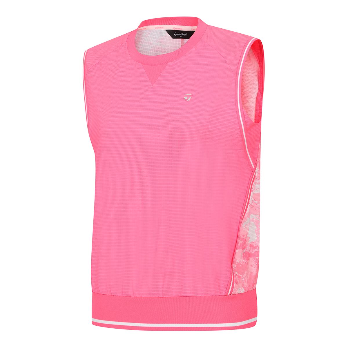 테일러메이드 어패럴(TAYLORMADE APPAREL) 여성 패턴 슬리브리스 티셔츠 TTO-64HG42-410