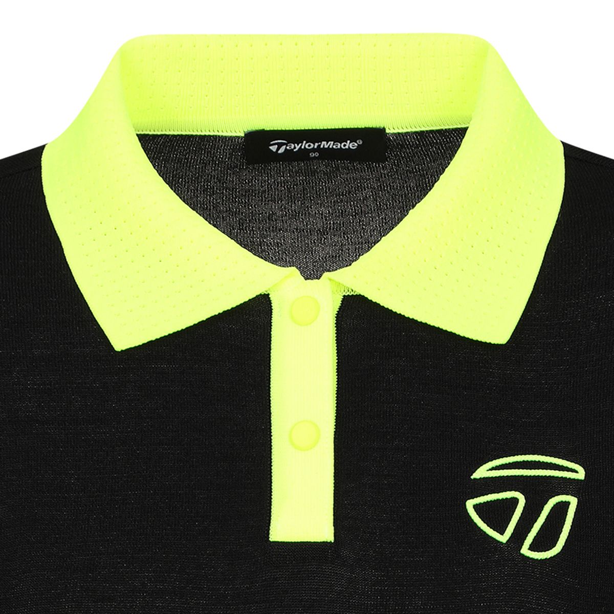 테일러메이드 어패럴(TAYLORMADE APPAREL) 여성 컬러 포인트 카라 반팔 니트 T8031SO6222-199