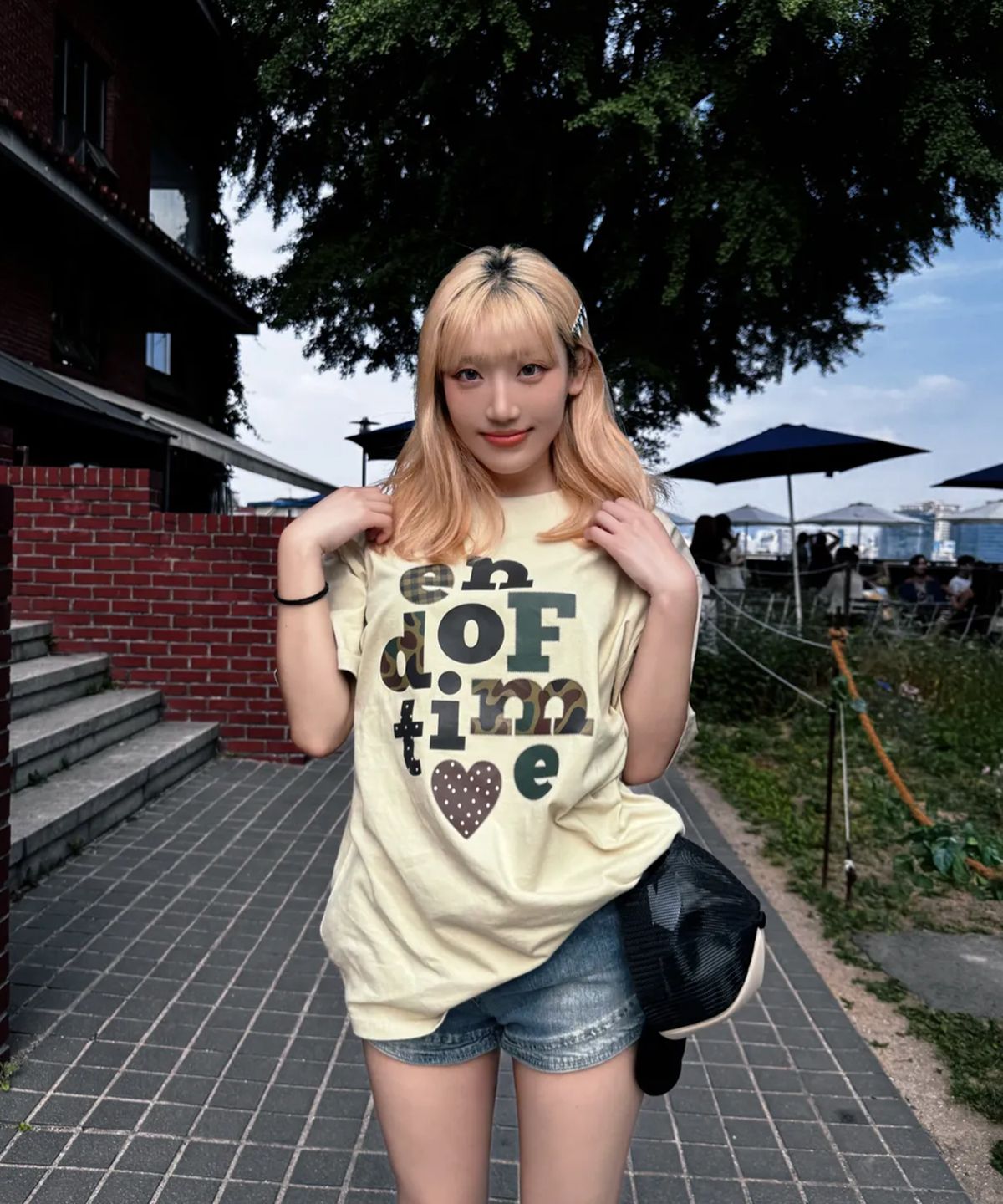 그레이버(GRAVER) [UNISEX]카모 END OF TIME 반팔티_4color