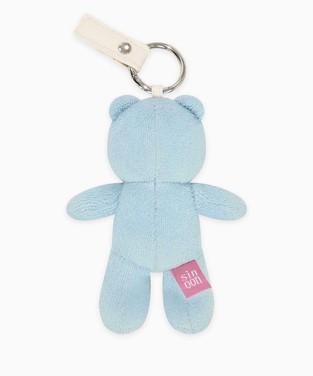 MUSINSA公式 | SINOON NOONI Bear Keyring (Cotton Blue)
