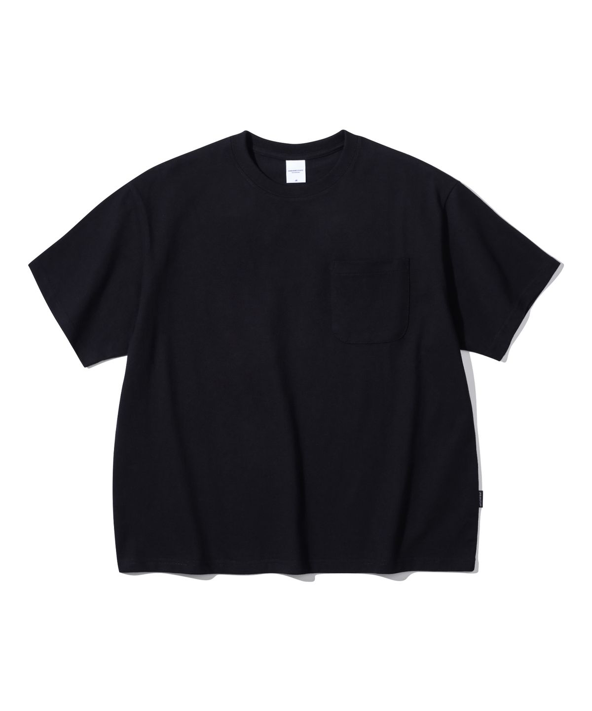 어반스터프(URBANSTOFF) 크롭 박스 티 (블랙)