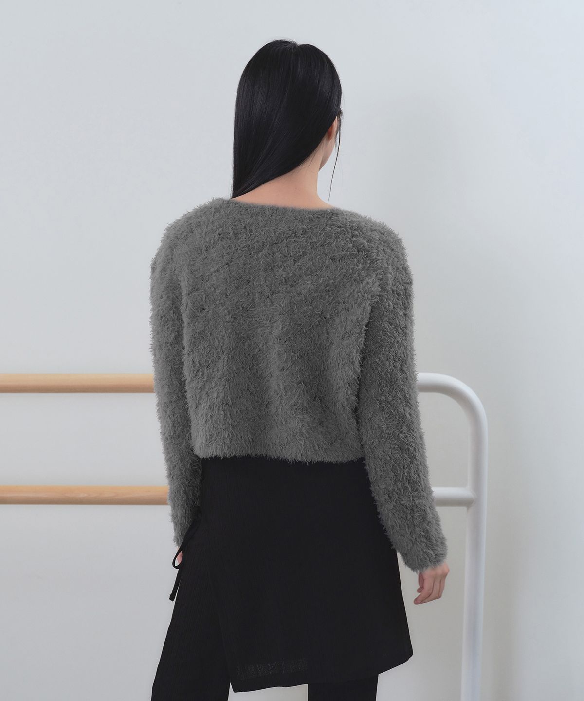 무신사 스탠다드 우먼(MUSINSA STANDARD WOMAN) 우먼즈 롬버스 퍼지 가디건 [미디엄 그레이]
