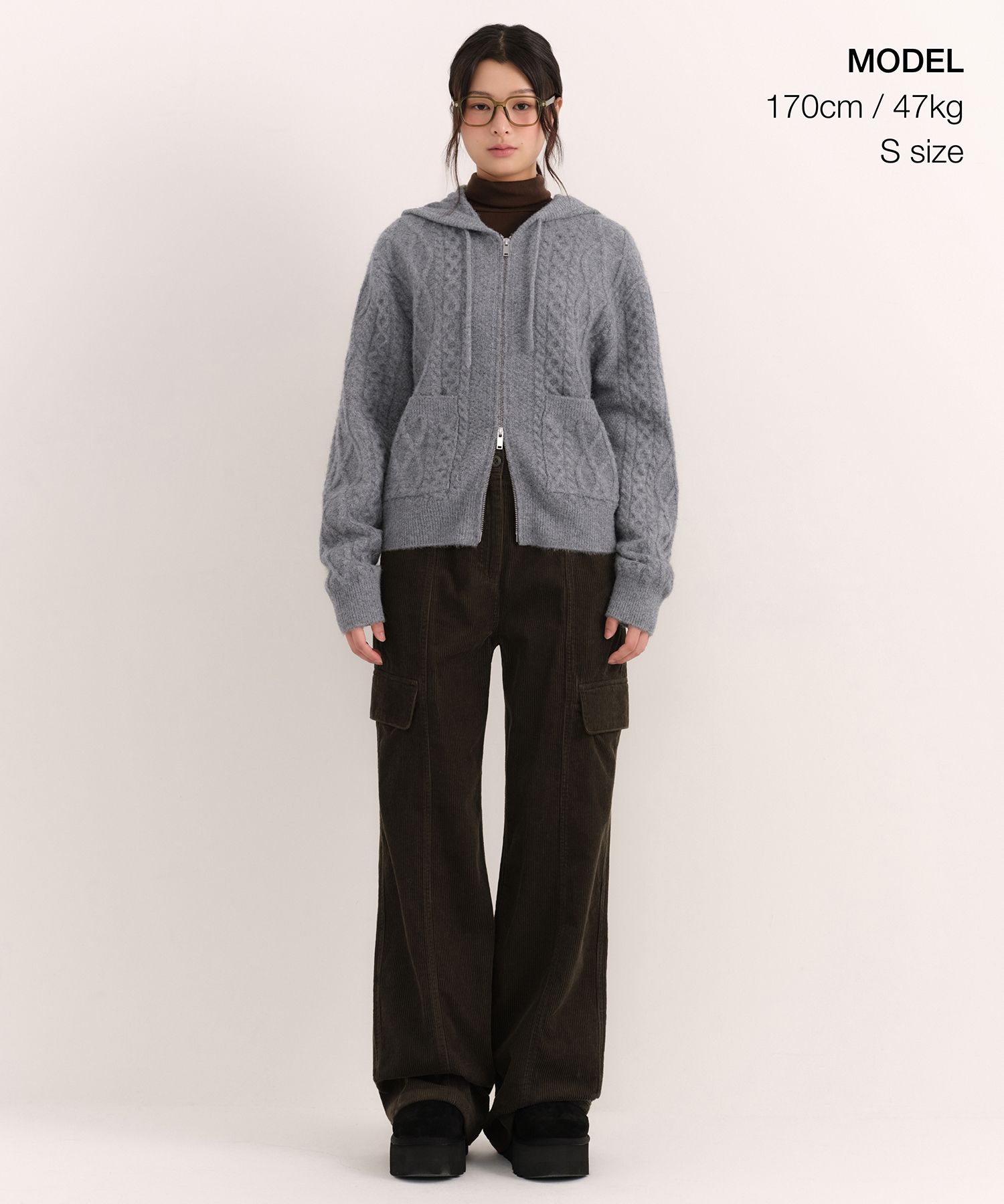 MUSINSA公式 | MUSINSA STANDARD WOMAN ウィメンズアランケーブル