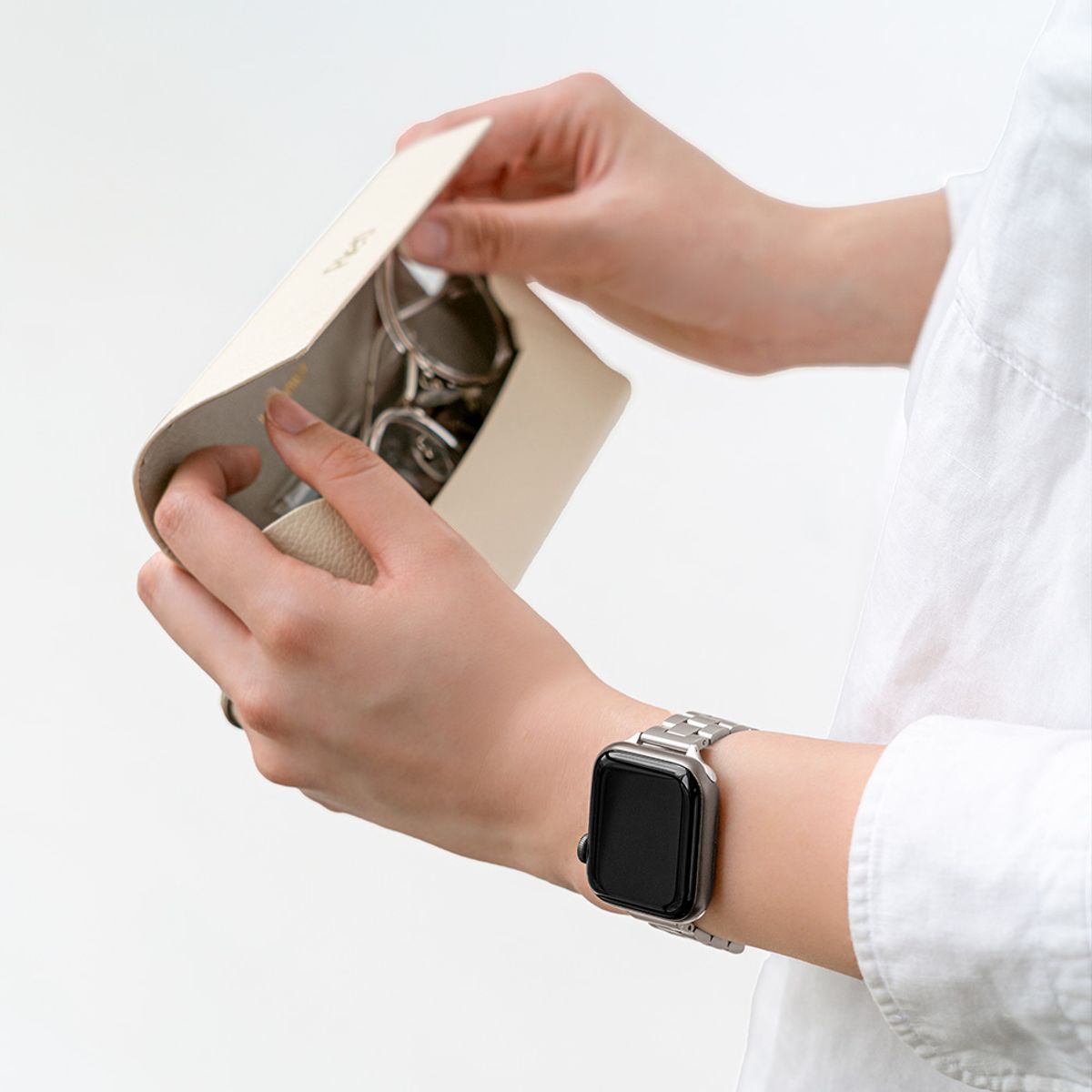 구스페리(GOOSPERY) 애플워치 스트랩 메탈 슬림 밴드 애플 38~49mm 정품 호환