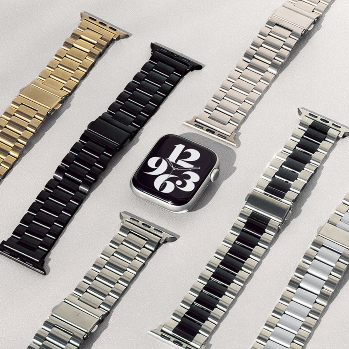 구스페리(GOOSPERY) 애플워치 스트랩 메탈 슬림 밴드 애플 38~49mm 정품 호환