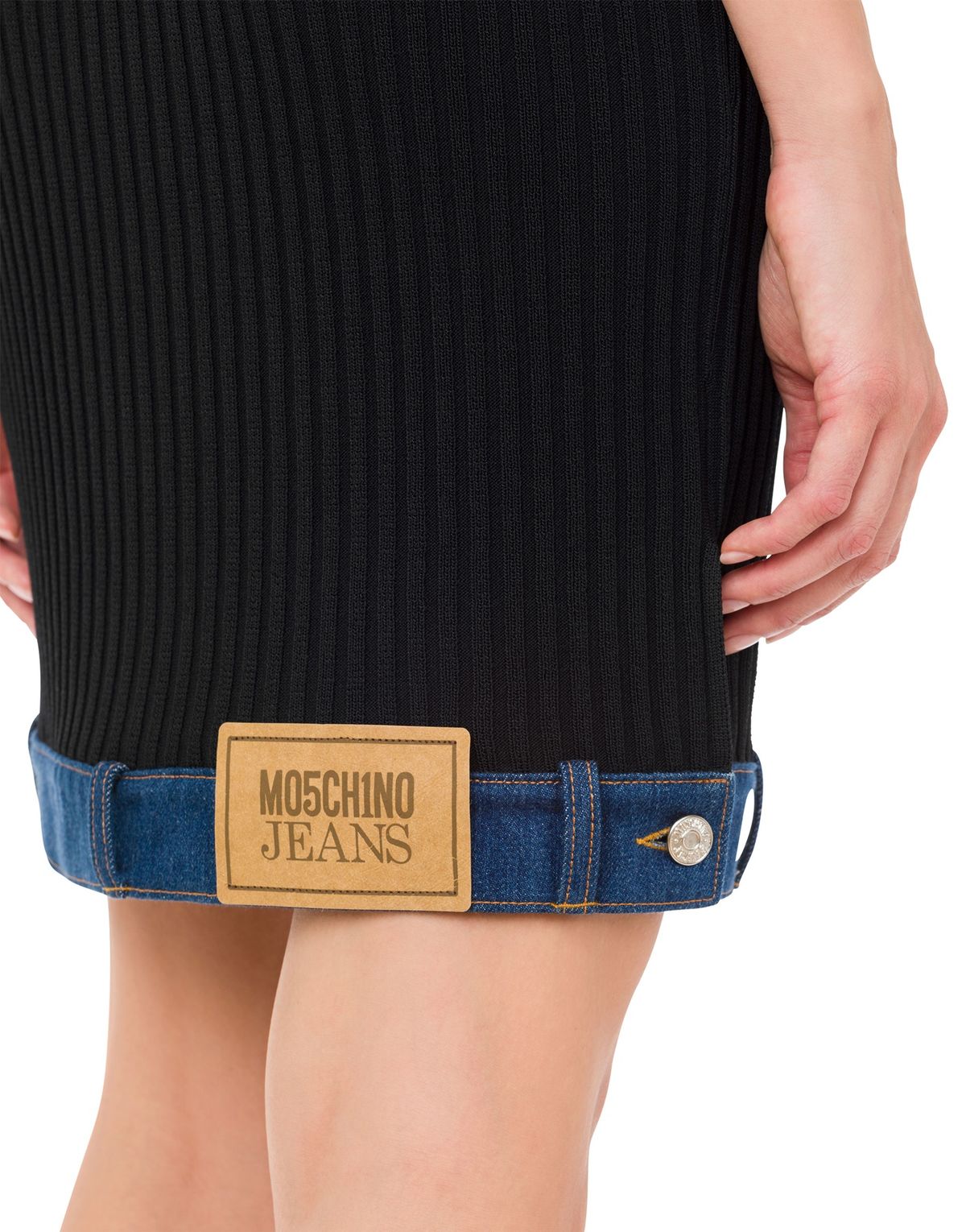 모스키노(MOSCHINO) 진스 데님 포인트 민소매 원피스