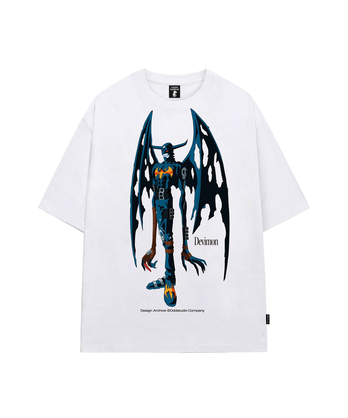 오드스튜디오(ODDSTUDIO) [디지몬 어드벤처] Devimon Overfit T-shirt - 2COLOR