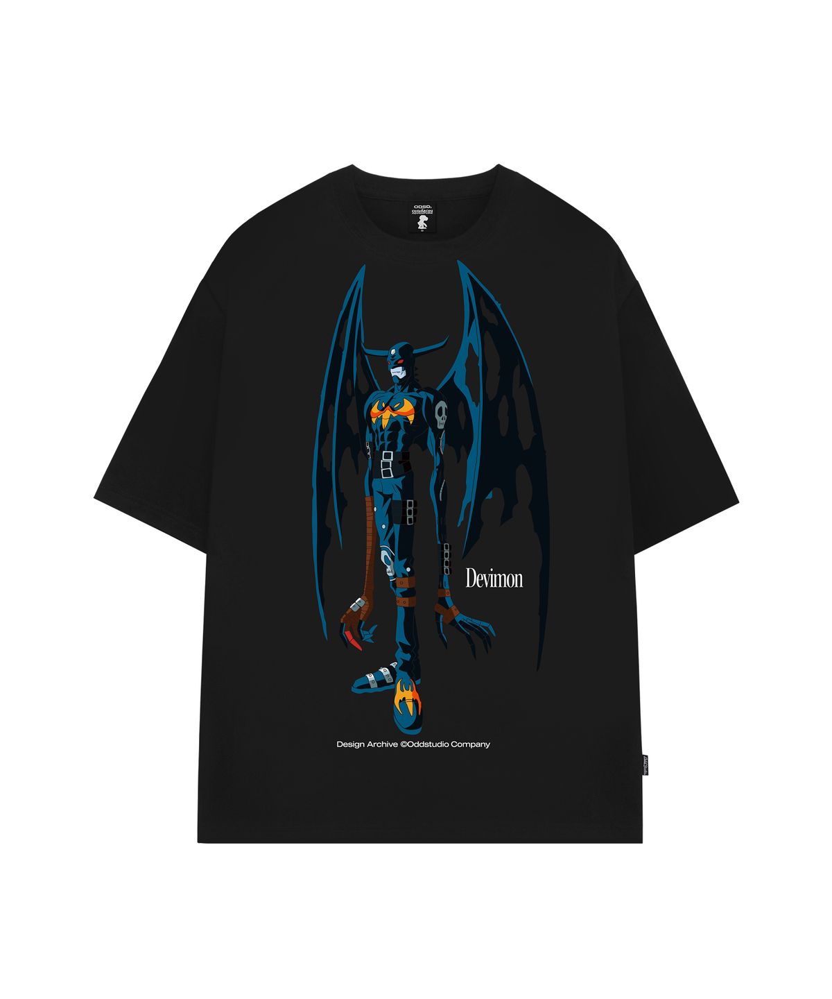 오드스튜디오(ODDSTUDIO) [디지몬 어드벤처] Devimon Overfit T-shirt - 2COLOR