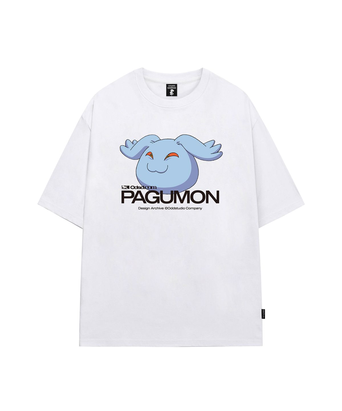 오드스튜디오(ODDSTUDIO) [디지몬 어드벤처] Pagumon Overfit T-shirt - 3COLOR